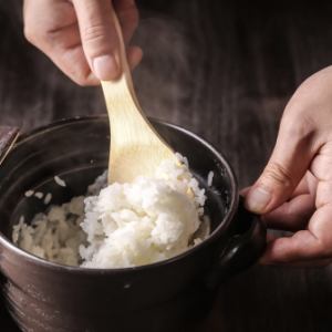 Rice in an earthenware pot *Price for one go