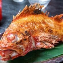金目鯛海塩焼き