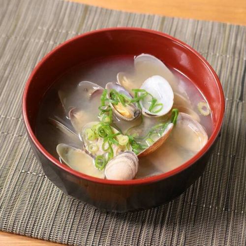 あさり味噌汁