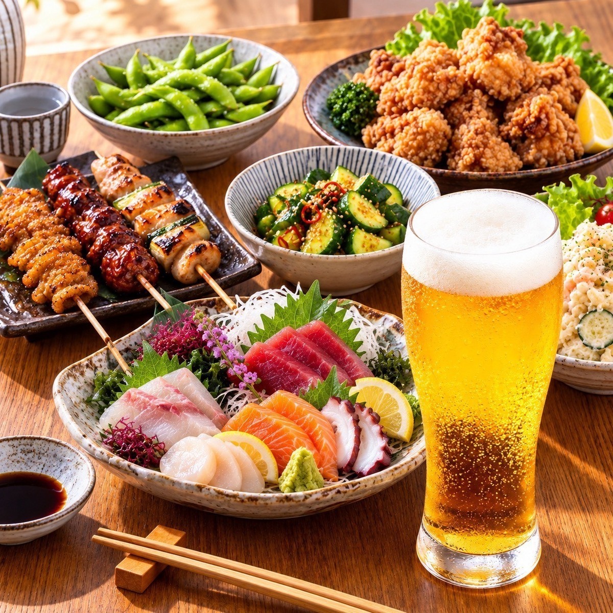 昼から乾杯!鳥三昧自慢の逸品とお酒を気軽に楽しめる