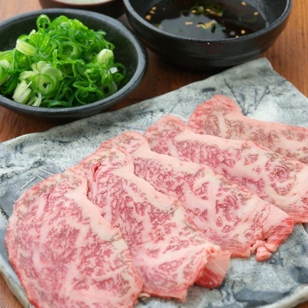 上質なお肉の脂とさっぱりポン酢が相性抜群！焼きしゃぶ