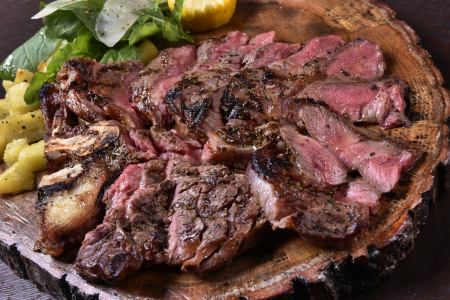 Black Angus cow's Florentine style bisteca (T bone steak) ※ Please reserve this product by the day before.