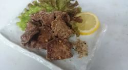 Fried pork tongue