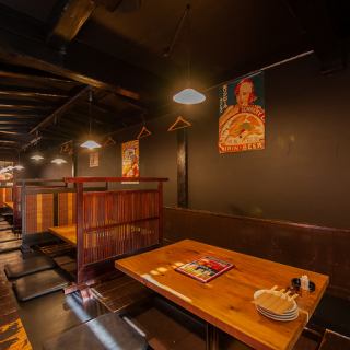 A sunken kotatsu seat where you can relax and relax.We can accommodate up to 30 people per group, with 2 to 8 people per seat.Ideal for various banquets with a large number of people or families with children!We will prepare seats according to the number of people, so please feel free to contact us.