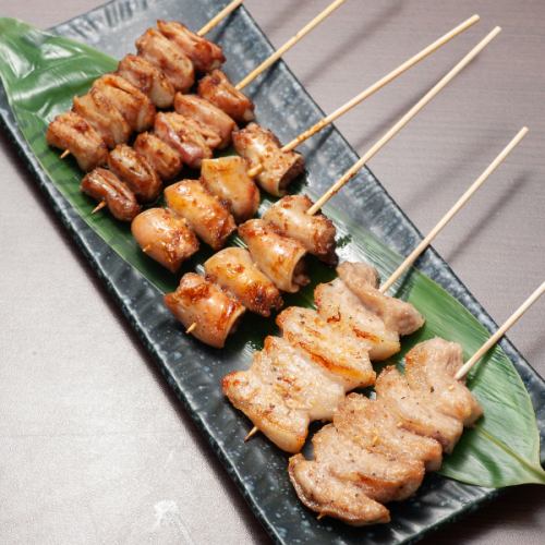 [Assorted skewers] Assorted skewers (6 pieces per plate (3 types))