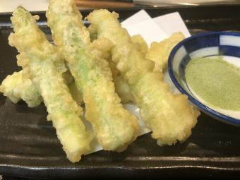 アスパラ天ぷら