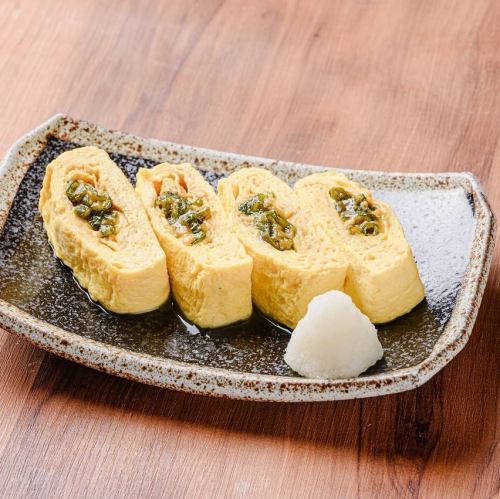 青南蛮味噌の出汁巻き玉子