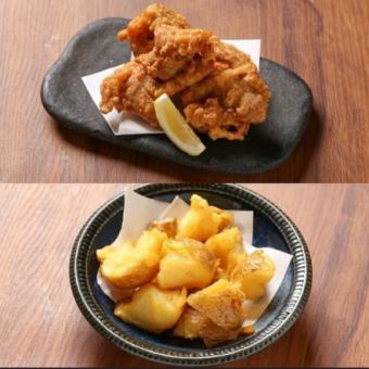 【간편 코스】고기도 생선도!생 포함 120분 음료 무제한 ♪전 8품 4000엔!