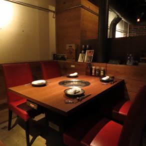 テーブル席となっております。