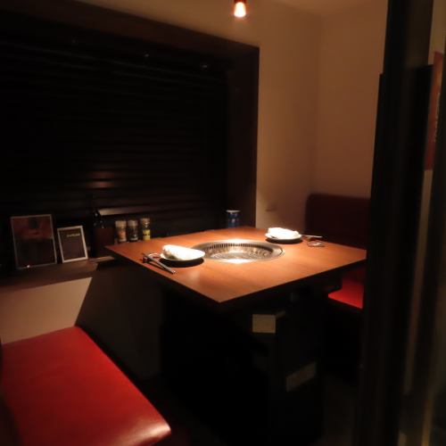 2名様専用の完全個室となっております。