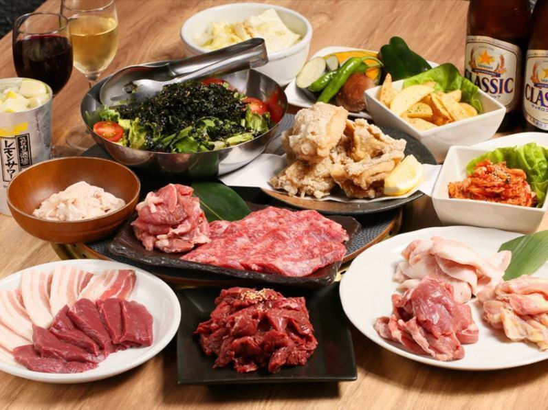 その時の仕入れでベストなお肉や食材をご用意してご提供します♪