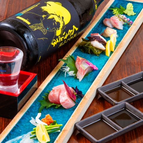 鮮度抜群◎日替わり鮮魚の刺身盛り合わせ