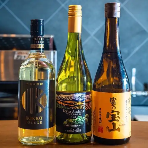 【逸品とドリンクの調和】お酒とのペアリングも愉しめる
