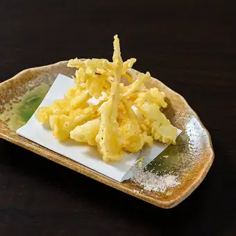 島らっきょう天ぷら