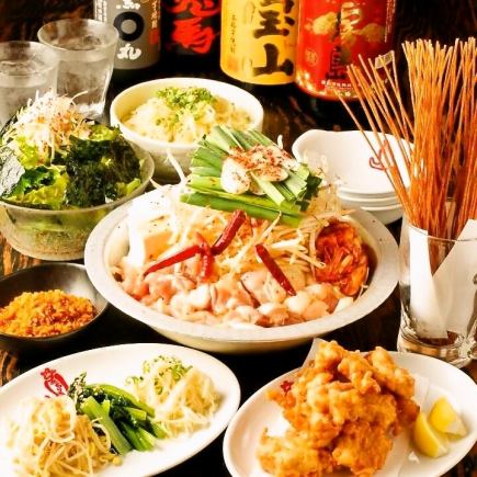 Red dust pots or white chili paste 6 items + all-you-can-eat 2 hours fully enjoyed course booking privilege 3,500 yen ⇒ now 2,980 yen!
