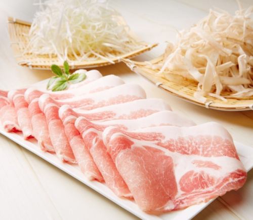 【Stock pork shabu-shabu】