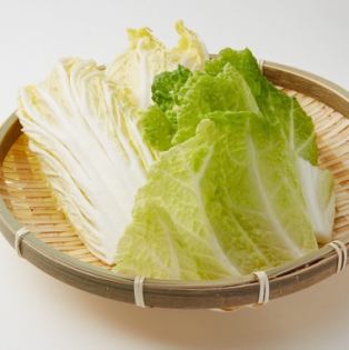 This is it for the time being! Chinese cabbage