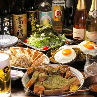 【２時間飲み放題付 静岡料理を満喫できる《徳川コース/全8品3,980円》