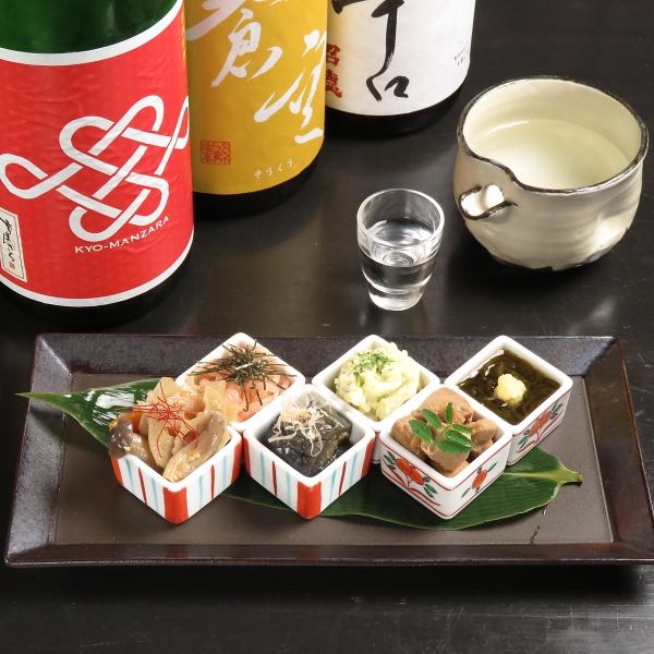 【京のおばんざいや日本酒約20種ご用意】京の旬食材をいかした自慢のおばんざいや地酒がお楽しみ頂けます。