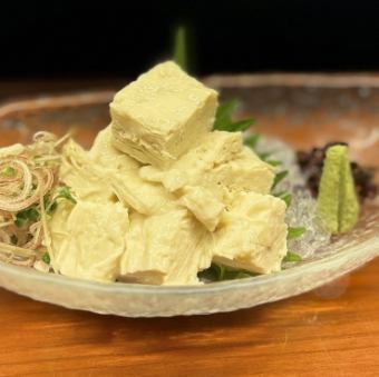 生湯葉のお造り又は天ぷら