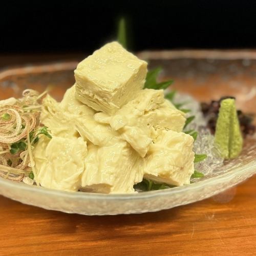 生湯葉のお造り又は天ぷら