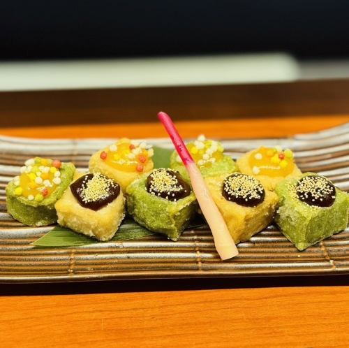 京生麩の田楽焼き