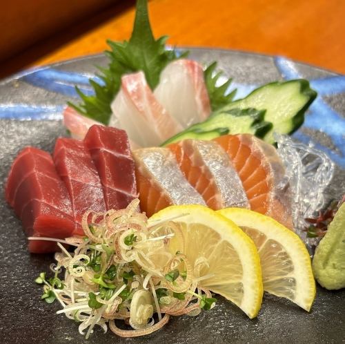 お造り三種盛り