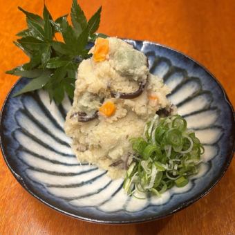 鯛と九条ネギのおから