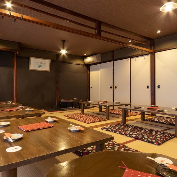 [Rent a Kyoto machiya for a private banquet!!] Private tatami rooms are available on the second floor for groups.It can accommodate from 8 to a maximum of 25 people.Perfect for family use too! Perfect for company banquets such as New Year's parties, as well as business entertainment, dinner parties, welcome and farewell parties, class reunions, and other banquets.