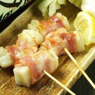 もちベーコン串