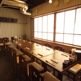 By connecting all two private rooms with a table for 6 people, you can create a large private room that can accommodate up to 12 people.Recommended for parties with a large number of people, such as welcome and farewell parties and reunions ◎ Enjoy seasonal ingredients with everyone.