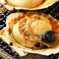 Butter soy sauce grilled scallop