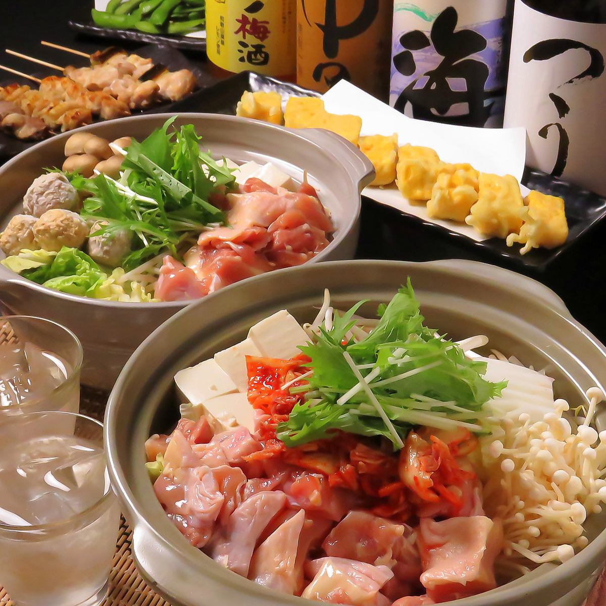 Perfect for banquets! ``Selectable 8-dish hot pot course'' with all-you-can-drink about 210 dishes!