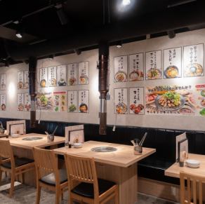 デートや女子会、合コンなどにもピッタリの店内♪おしゃれな空間で素敵なひとときをお過ごしください◎