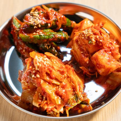 自家製キムチ盛り合わせ