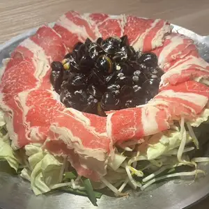 ■흰 밥 고기(시지미 밥 고기)