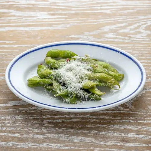 枝豆のペペロンチーノ
