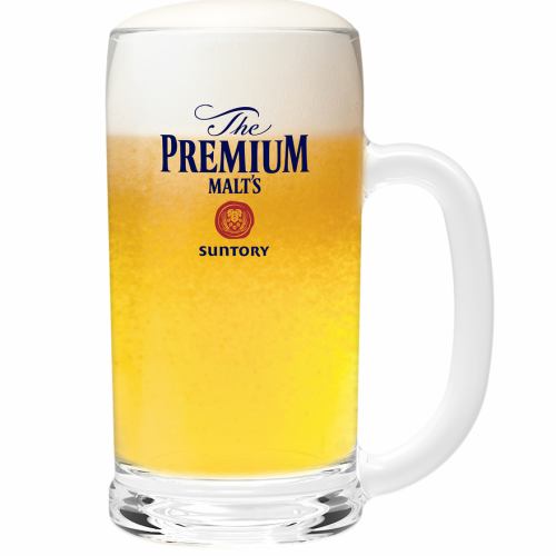 まずはプレモルで乾杯！