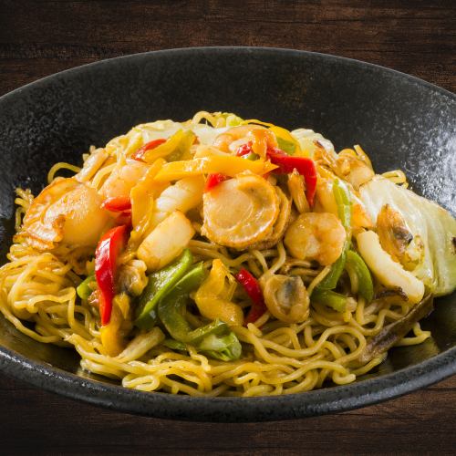 「北見」海鮮塩焼きそば