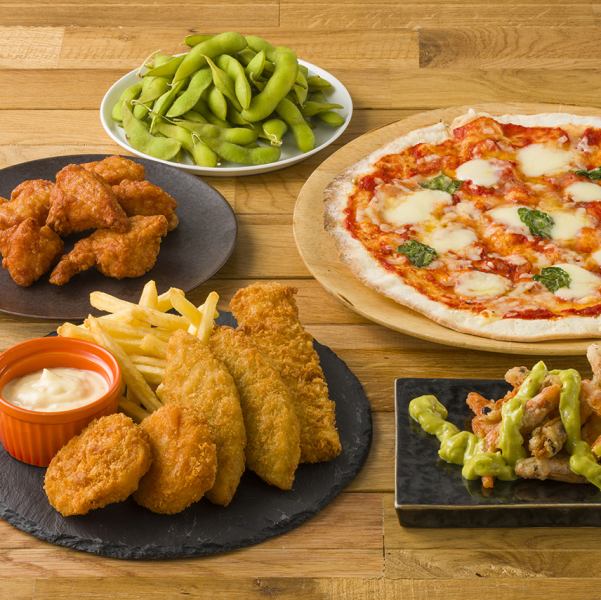 PIZZAセットが人気♪人数やご予算に合わせてお楽しみ頂けるセットメニューは2980円～！