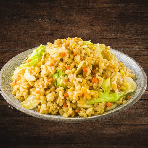 逆さにして混ぜる！？ドライカレー風ザクザク炒飯