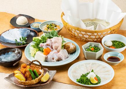 <Saturday, Sunday and public holiday lunch only> Shogozen with fried chicken (8 dishes total)