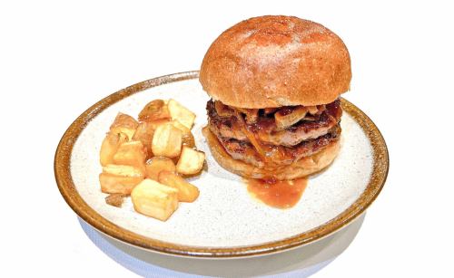 【ダブルデミグラスバーガー】