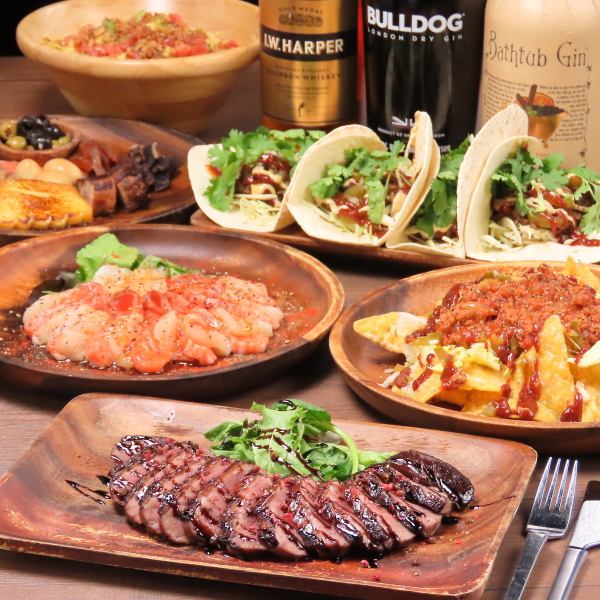 【120分飲み放題付き♪】燻製盛り合わせやサーモンとホタテの瞬間燻製カルパッチョが味わえる宴会コース