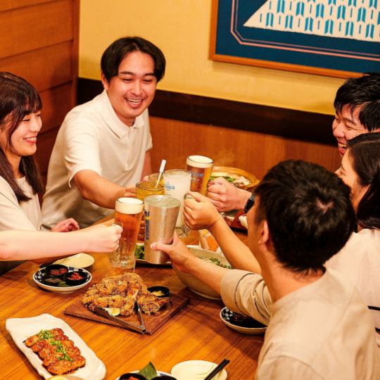 [For various banquets] Enjoy a full banquet! We offer a number of courses that include 2.5 hours of all-you-can-drink at excellent value for money.