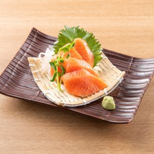 Salmon sashimi