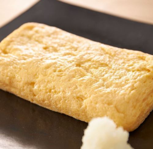 Rolled egg made with famous restaurant dashi