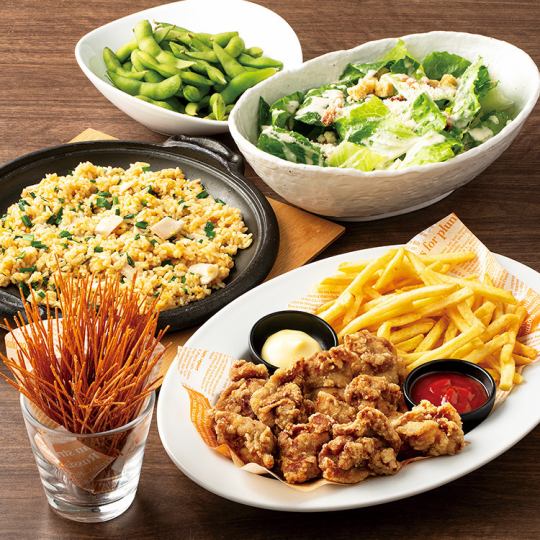 ◇◆21時以降限定◆◇【2時間飲み放題付】二次会コース　全5品 税込3,000円