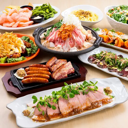 3種類から選べるメイン◆夏のスタミナ陶板焼コース◆2.5H飲放題4500円