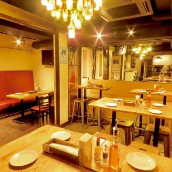 【21時以降限定！】　選べるピザ含むお料理4品＋2時間飲み放題付き　3500円